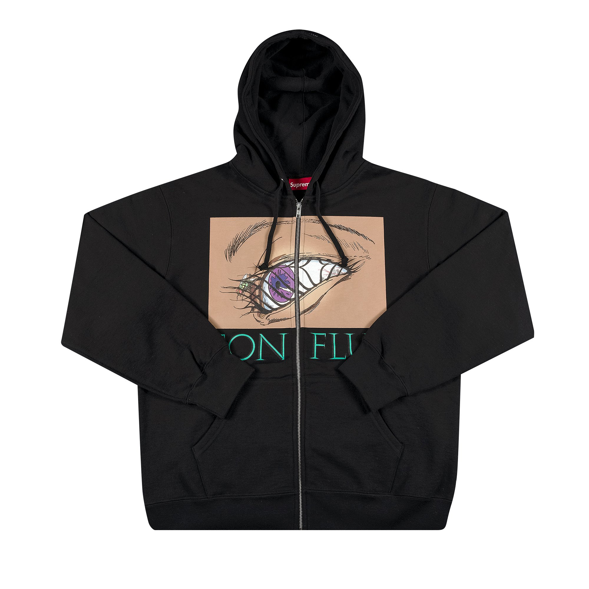 Supreme Aeon Flux Zip Up Hooded Sweatshirt 'Black'