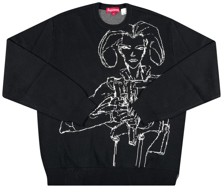 Supreme Aeon Flux Sweater Black