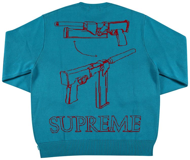 Supreme Aeon Flux Sweater Cyan