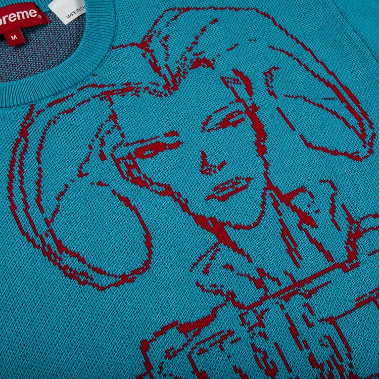 Supreme Aeon Flux Sweater Cyan