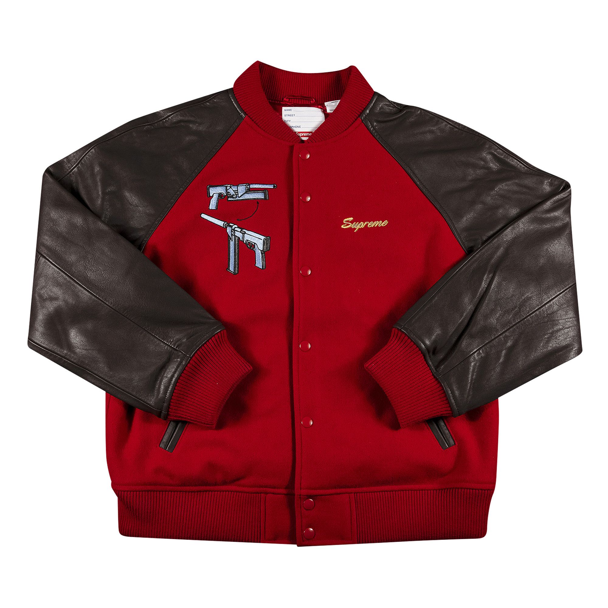 Buy Supreme Aeon Flux Varsity Jacket 'Red' - SS22J48 RED | GOAT
