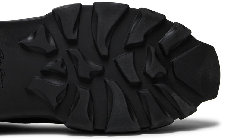 Rick Owens DRKSHDW Beetle Bozo Tractor Boot Black