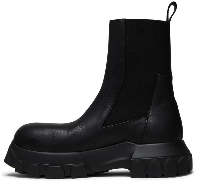 Rick Owens DRKSHDW Beetle Bozo Tractor Boot Black