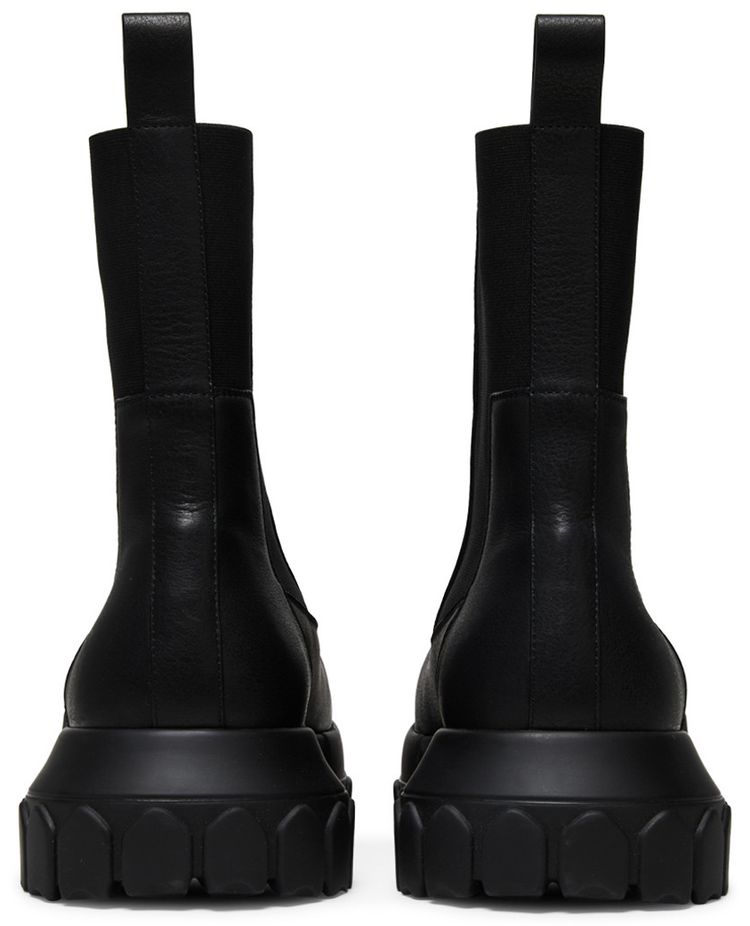 Rick Owens DRKSHDW Beetle Bozo Tractor Boot Black