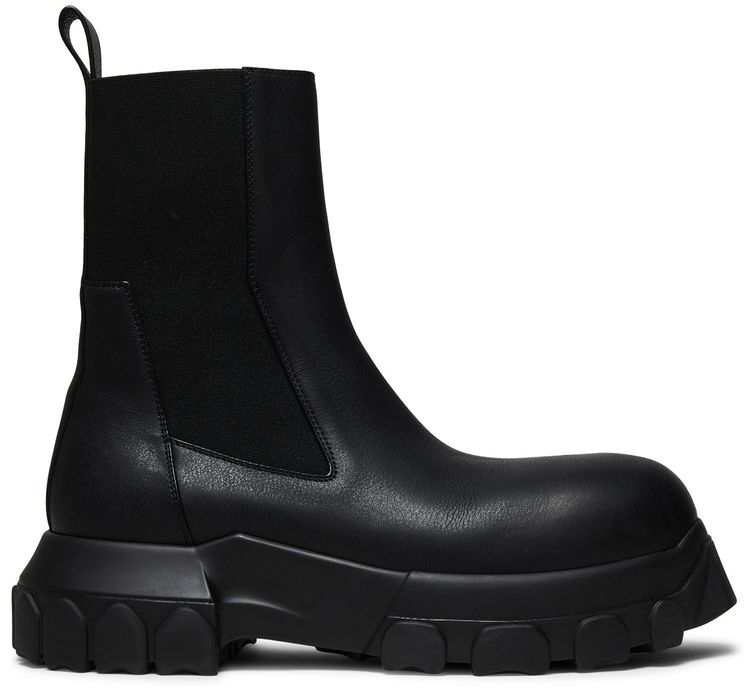 Rick Owens DRKSHDW Beetle Bozo Tractor Boot Black