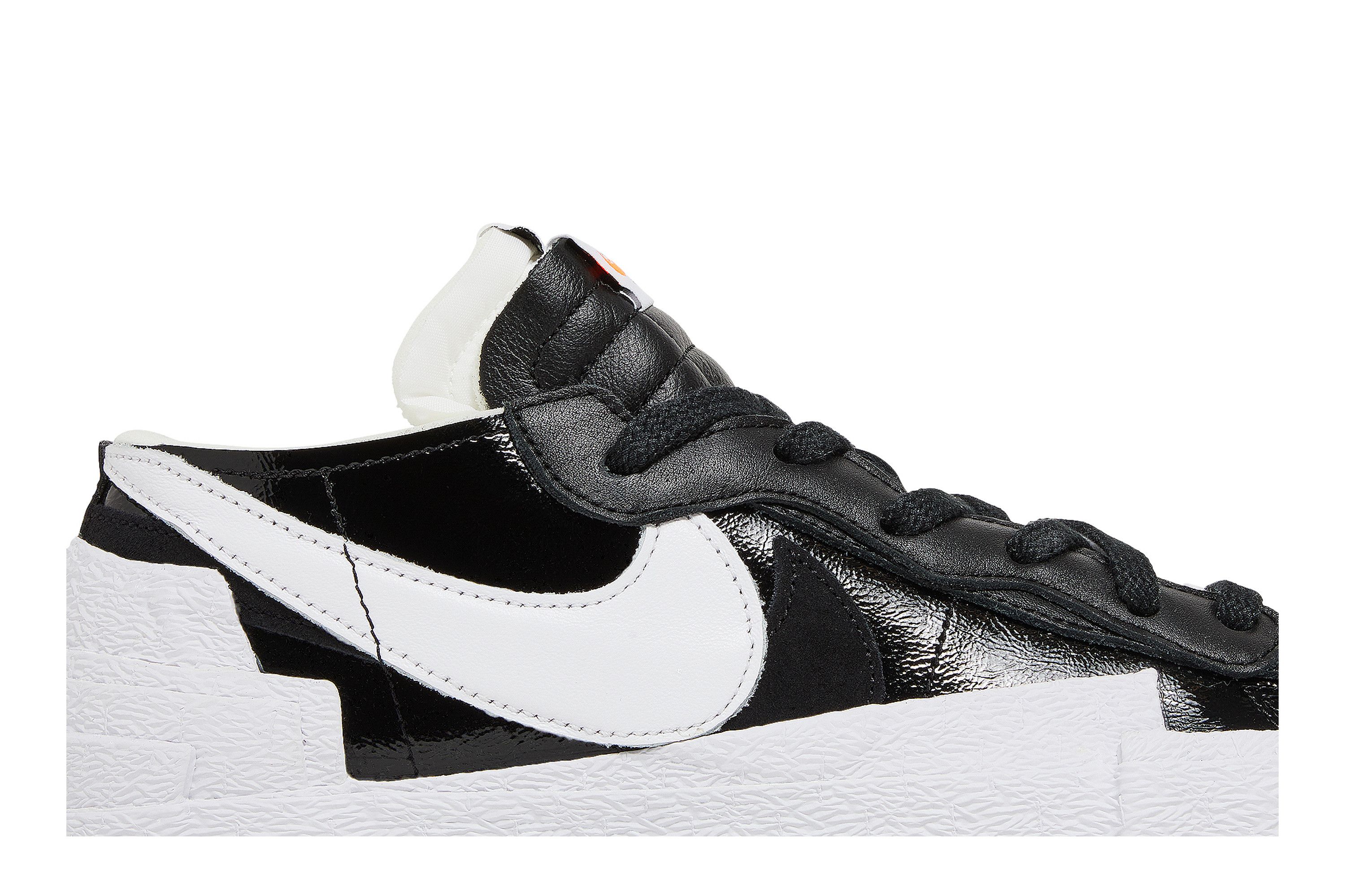 Buy sacai x Blazer Low Black Patent DM6443 001 GOAT AU