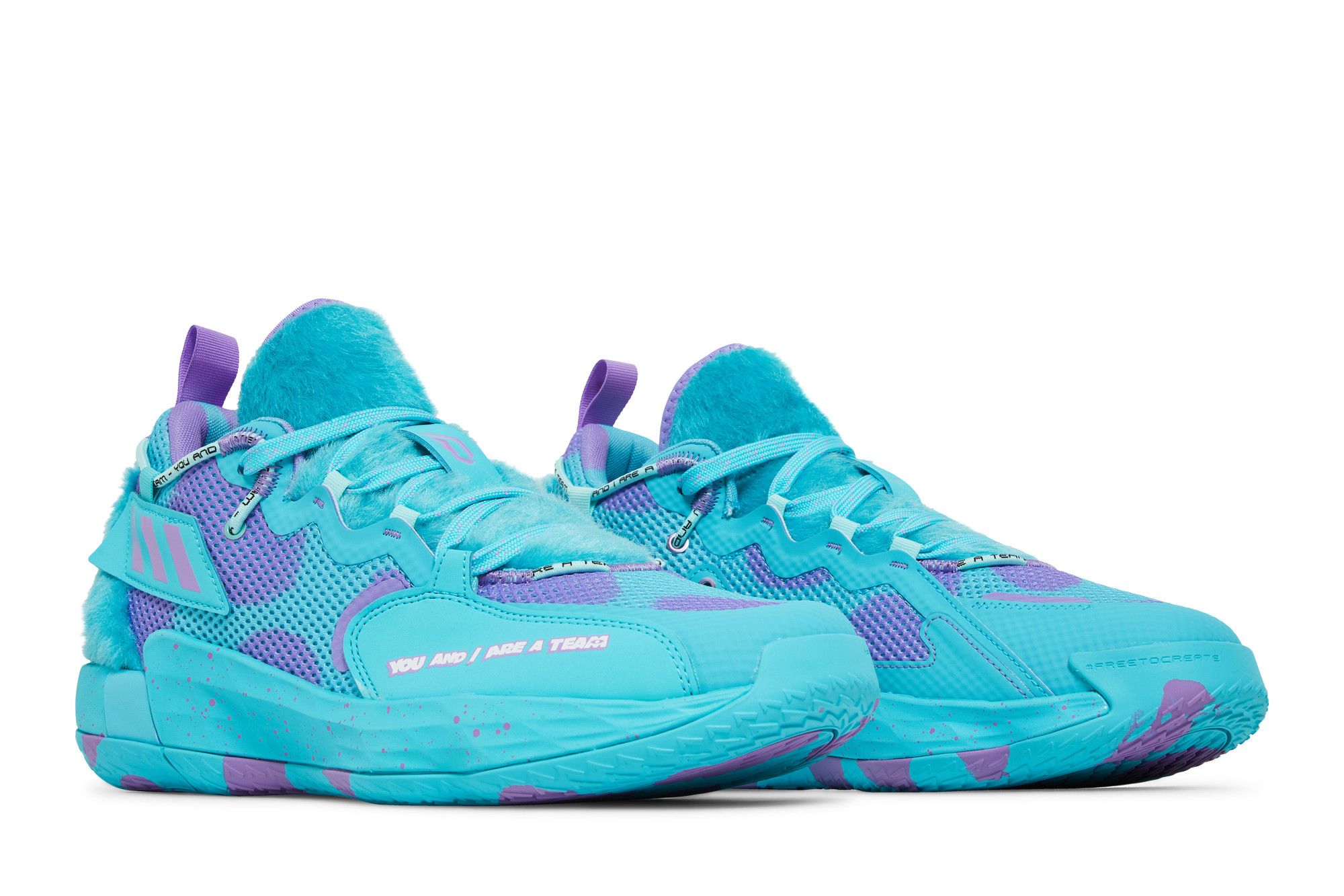 adidas アディダス/DAME 7 EXTPLY ''Sulley'' adidas Dame 7 EXTPLY Sulley Basketball Sneakers - Turquoise