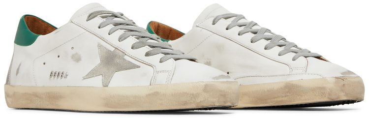 Golden Goose Superstar White Green