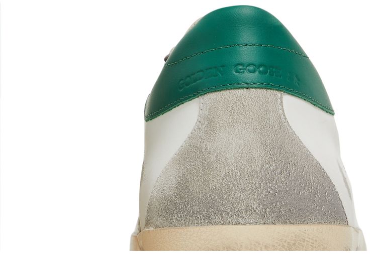 Golden Goose Superstar White Green