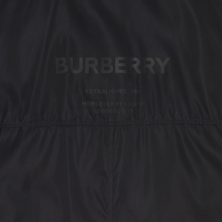 Burberry Iconic Horseferry Hooded Cape Black