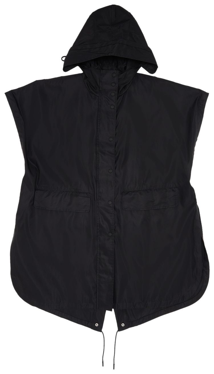 Burberry Iconic Horseferry Hooded Cape Black