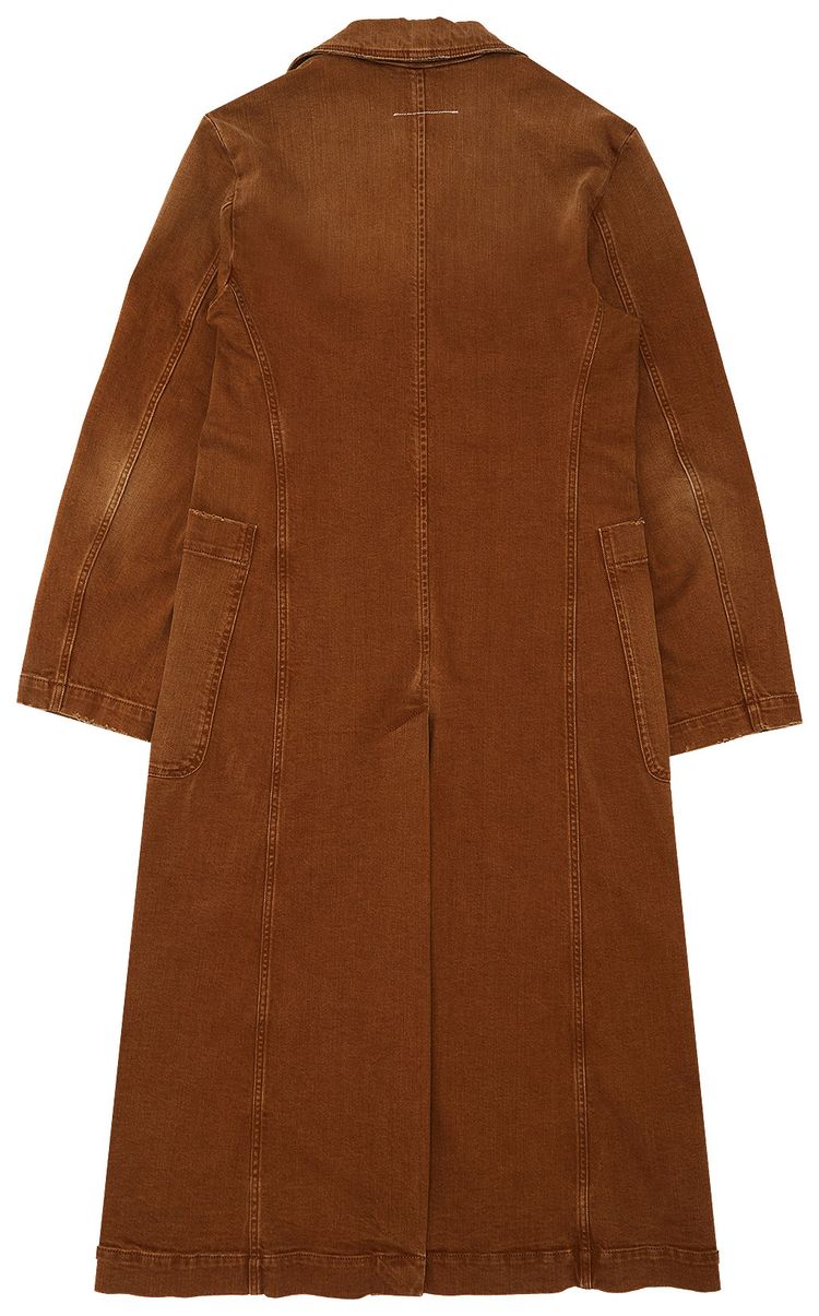 MM6 Maison Margiela Denim Coat Brown