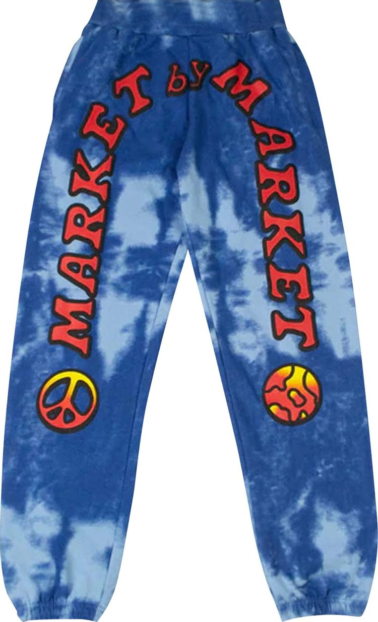 Market Cali Lock Gradient Tie Dye Sweatpants 'Blue Tie Dye'