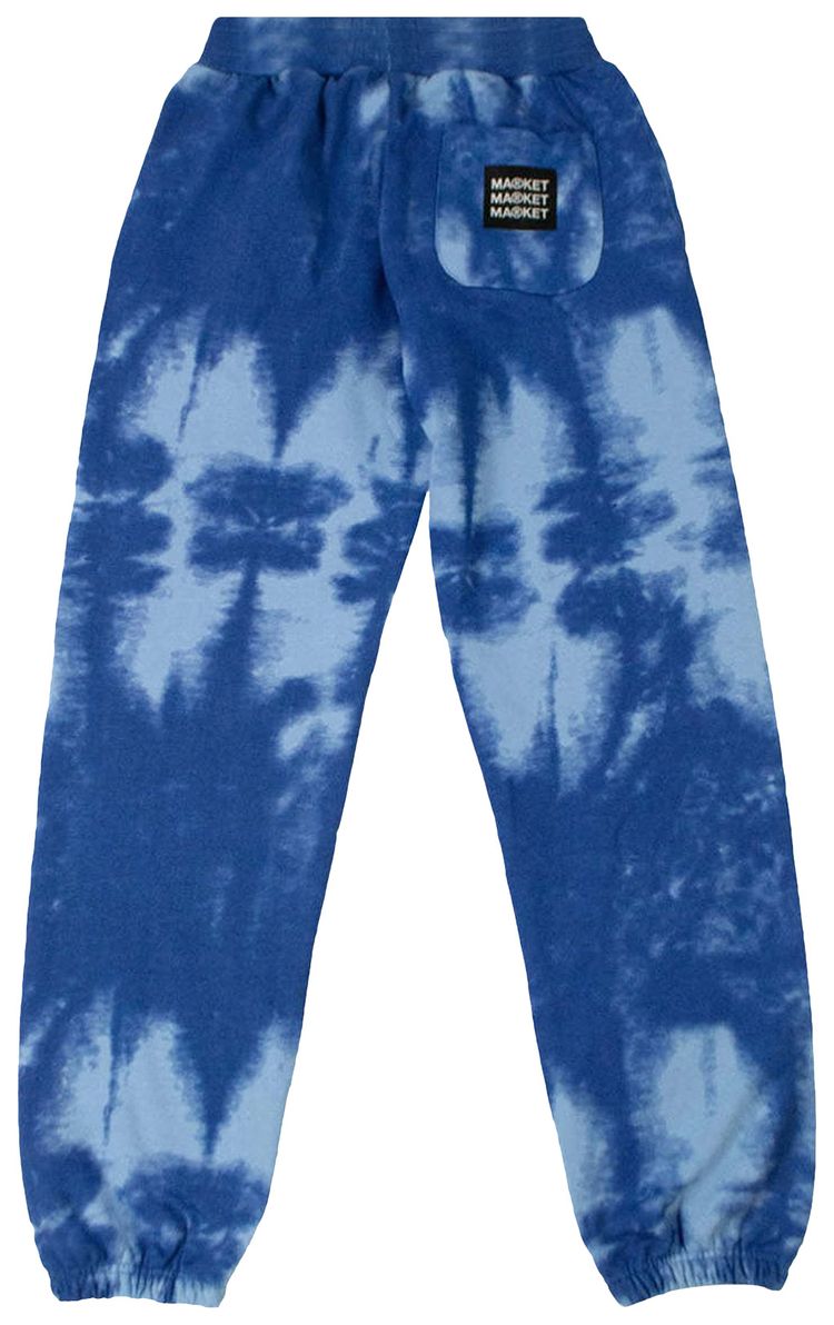 Market Cali Lock Gradient Tie Dye Sweatpants Blue Tie Dye