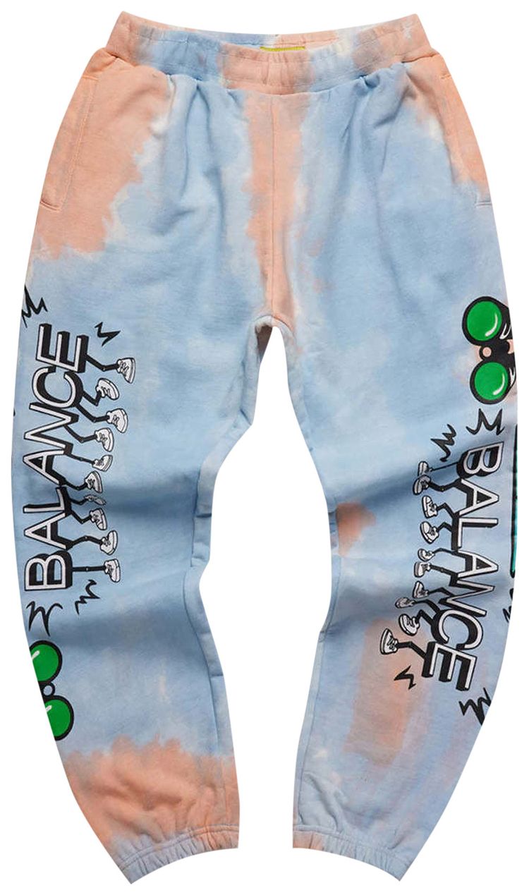 Market Work Life Balance Tie Dye Sweatpants Water Tie Dye