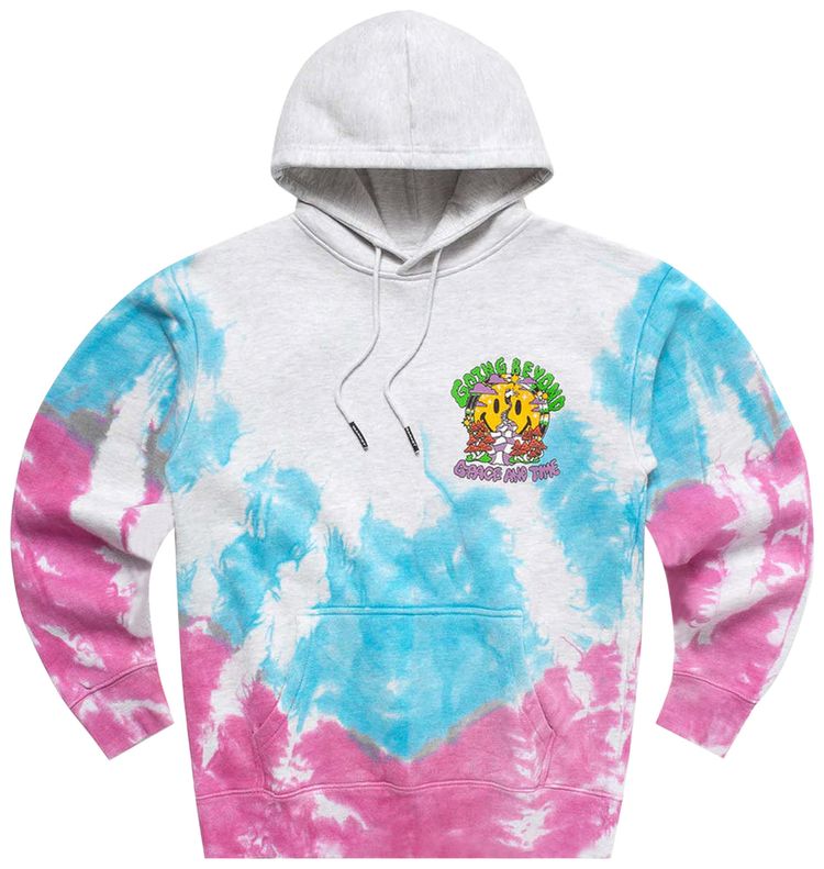 Market Smiley Beyond Space And Time Hoodie Purple Tie Dye