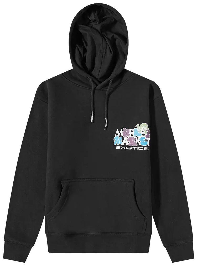 Market Exotic Automobile Hoodie Black