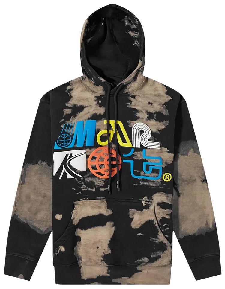 Market Air Transit Puff Tie Dye Hoodie Bleach Tie Dye