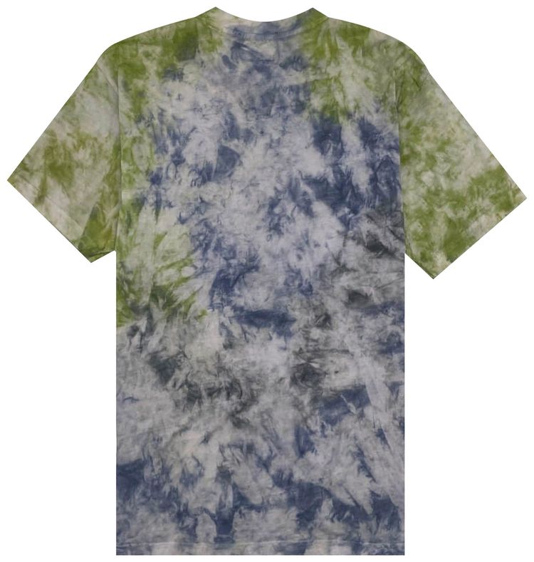 Market M64 Tie Dye Tee Green Blue Tie Dye