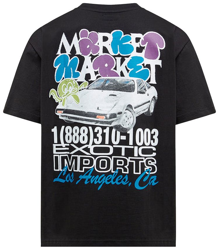 Market Exotic Automobile Tee Black