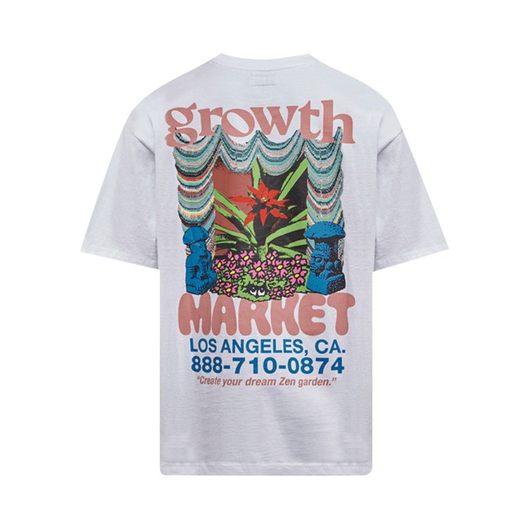 Market Growth Tee White