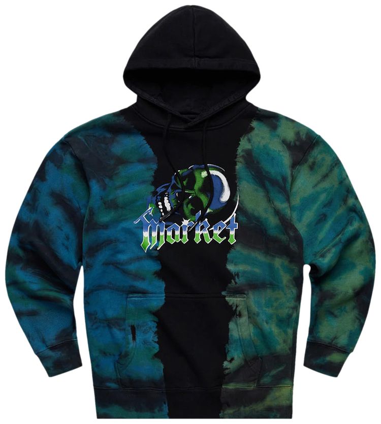 Market Killing The Game Glow In The Dark Hoodie Dark Tie Dye
