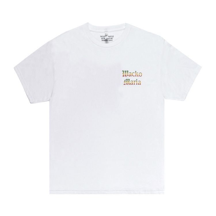 Wacko Maria Crew Neck T Shirt White