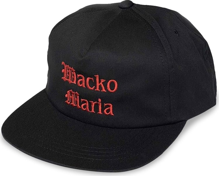 Wacko Maria 6 Panel Cap (Type 2) 'Black'