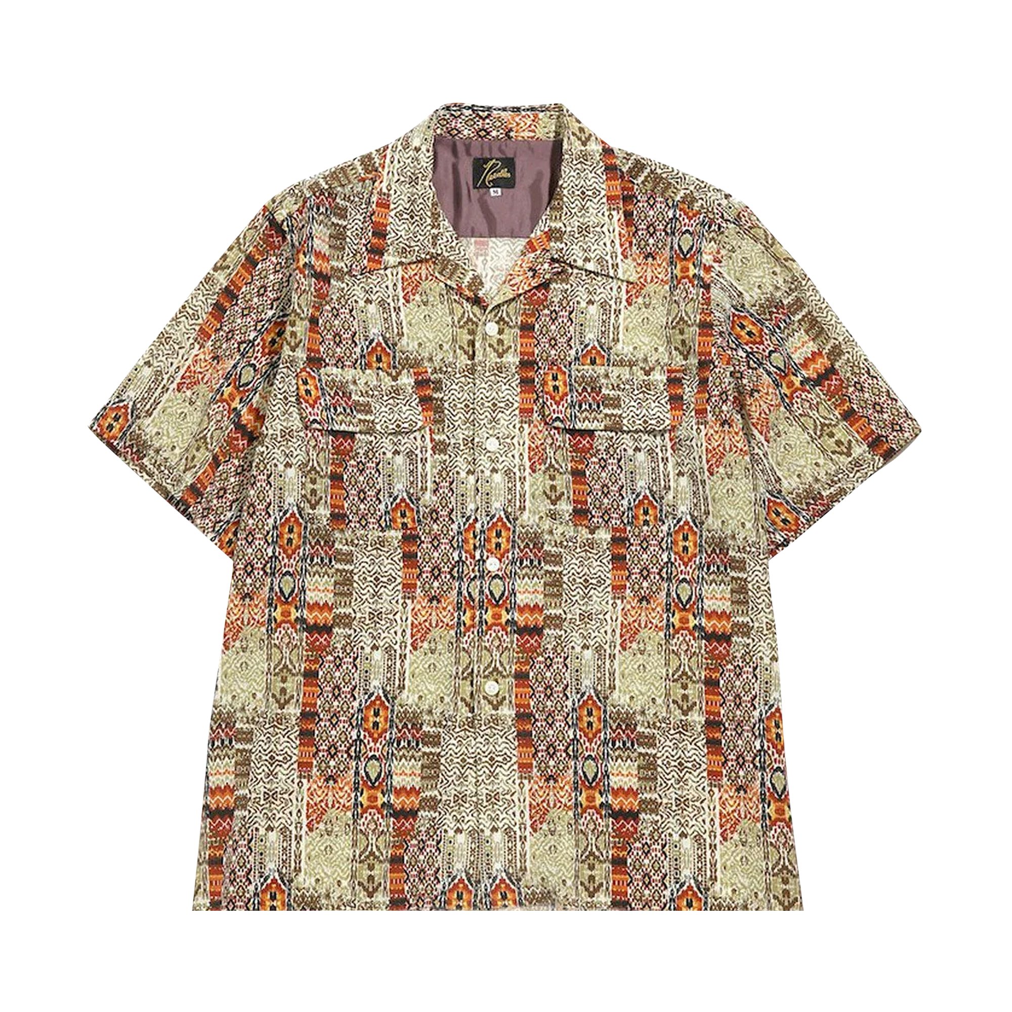 Buy Needles C.O.B. Short-Sleeve Classic Shirt 'Khaki' - KP079 KHAK