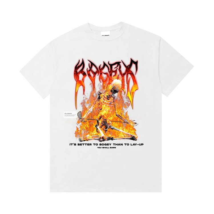 Students Do It And Burn Tee 'White'