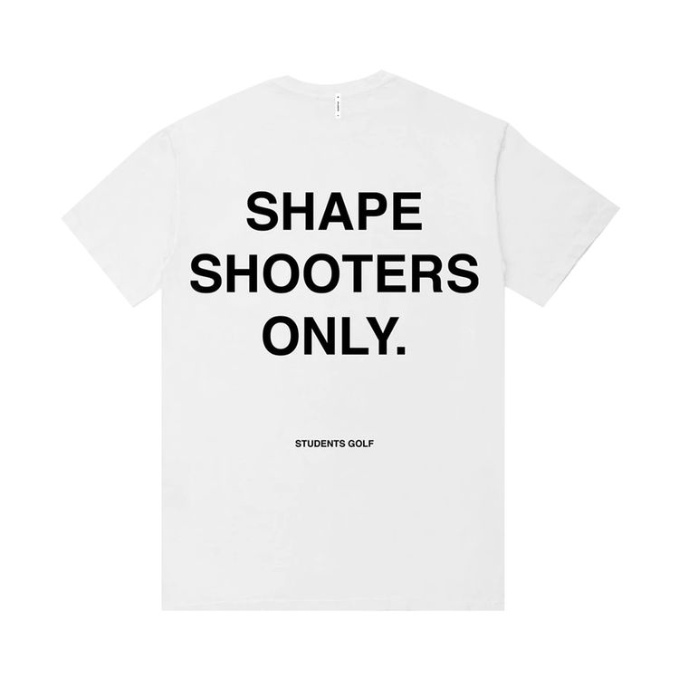 Students Swing Mechanics Tee White