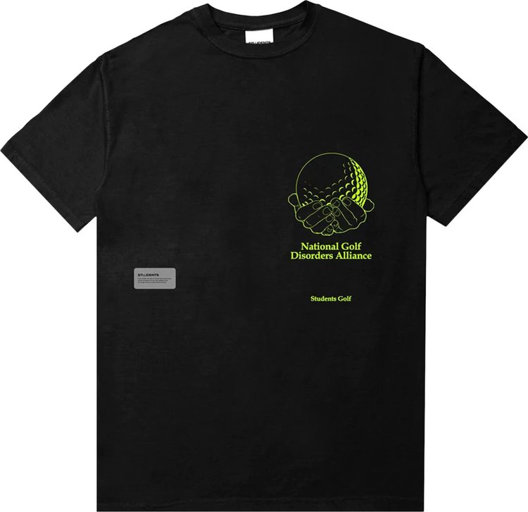Students National Golf Disorders Alliance Tee 'Black'