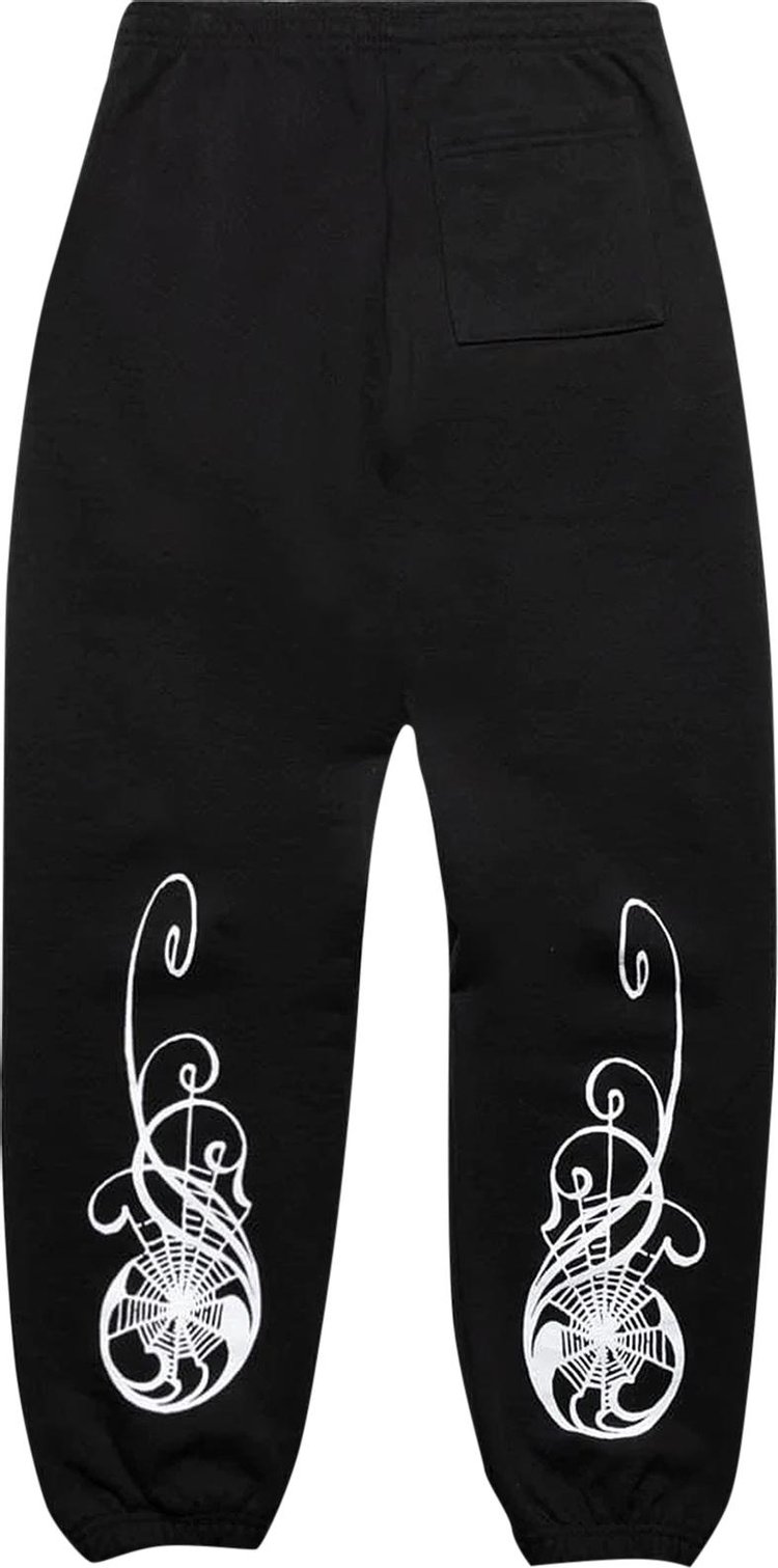 Afield Out Spiderweb Sweatpants Black