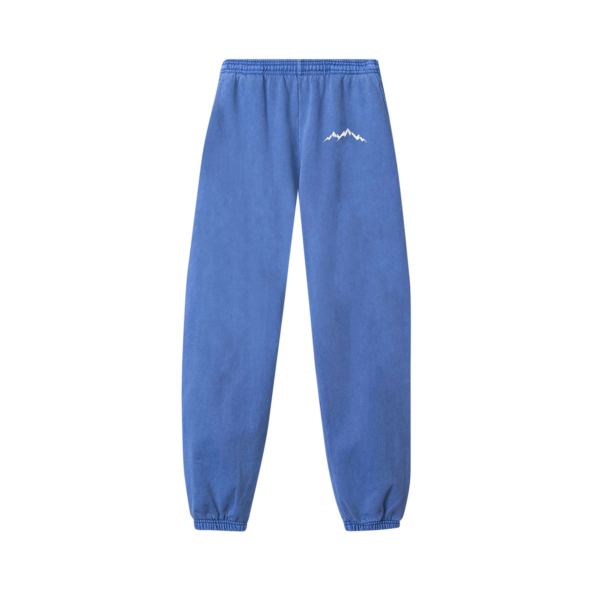 ★AAKAM★ Washed Logo Sweatpants Blue AK24PT02BL Athletic Works Men's Fleece Elastic Bottom Sweatpants