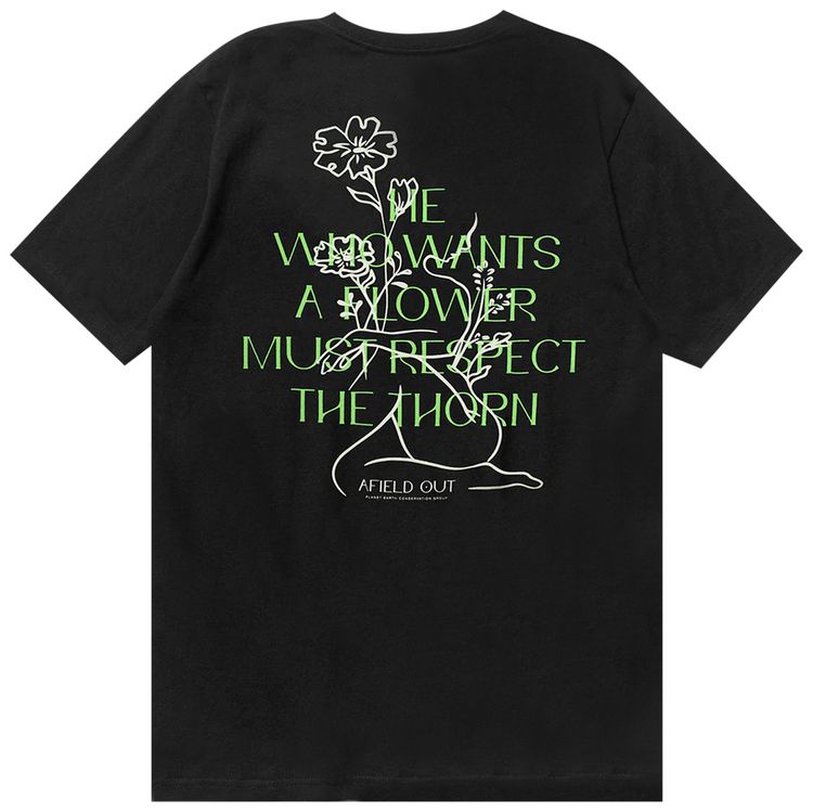 Afield Out Thorn T Shirt Black
