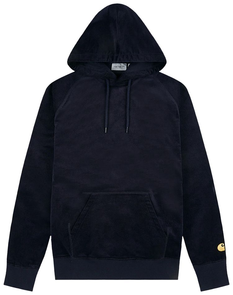 Carhartt WIP Hooded Cord Sweatshirt Dark Navy