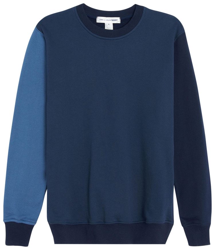 Comme des Garcons SHIRT Patchwork Crew Blue Mix
