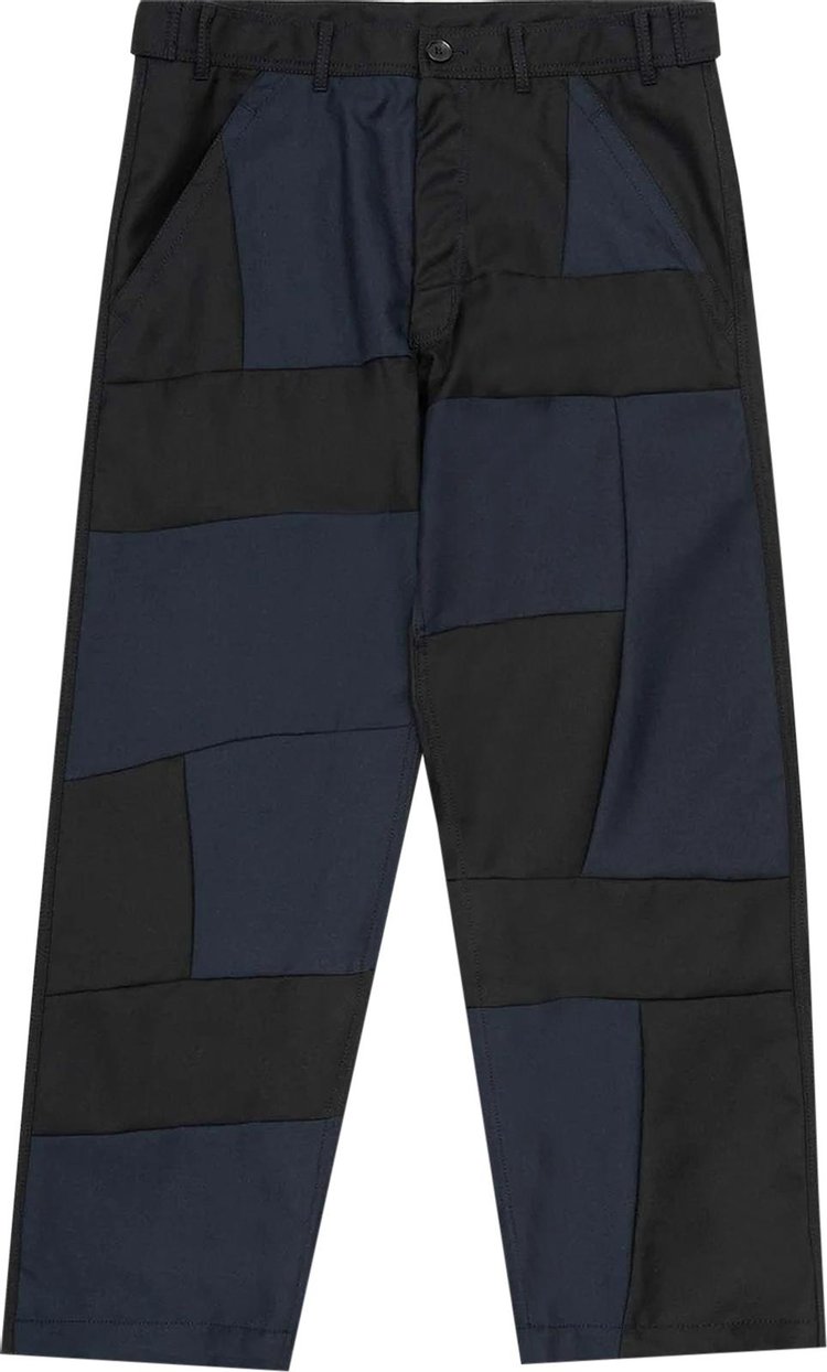 Comme des Garçons SHIRT Patchwork Trouser 'Navy Black'