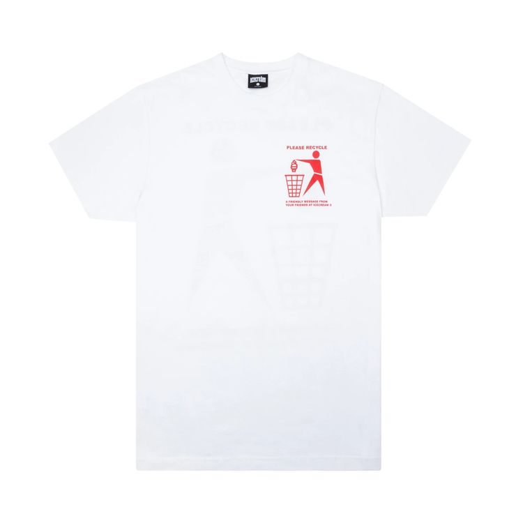 Icecream Recycle Tee White