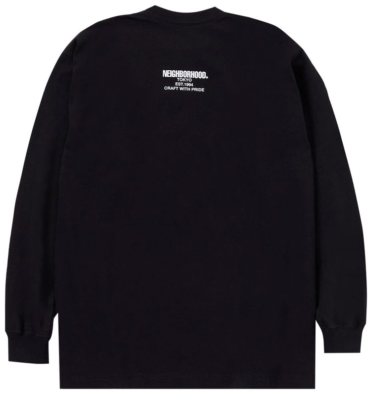 Neighborhood Bones Long Sleeve Black