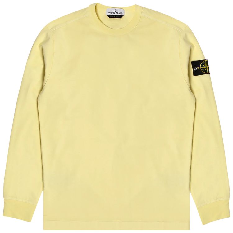 Stone Island Heavy Jersey Crewneck Yellow