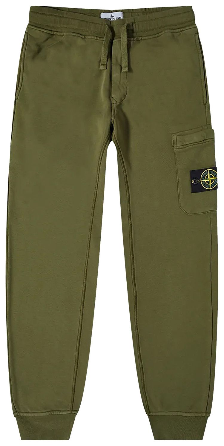 Stone Island Fleece Pants Green