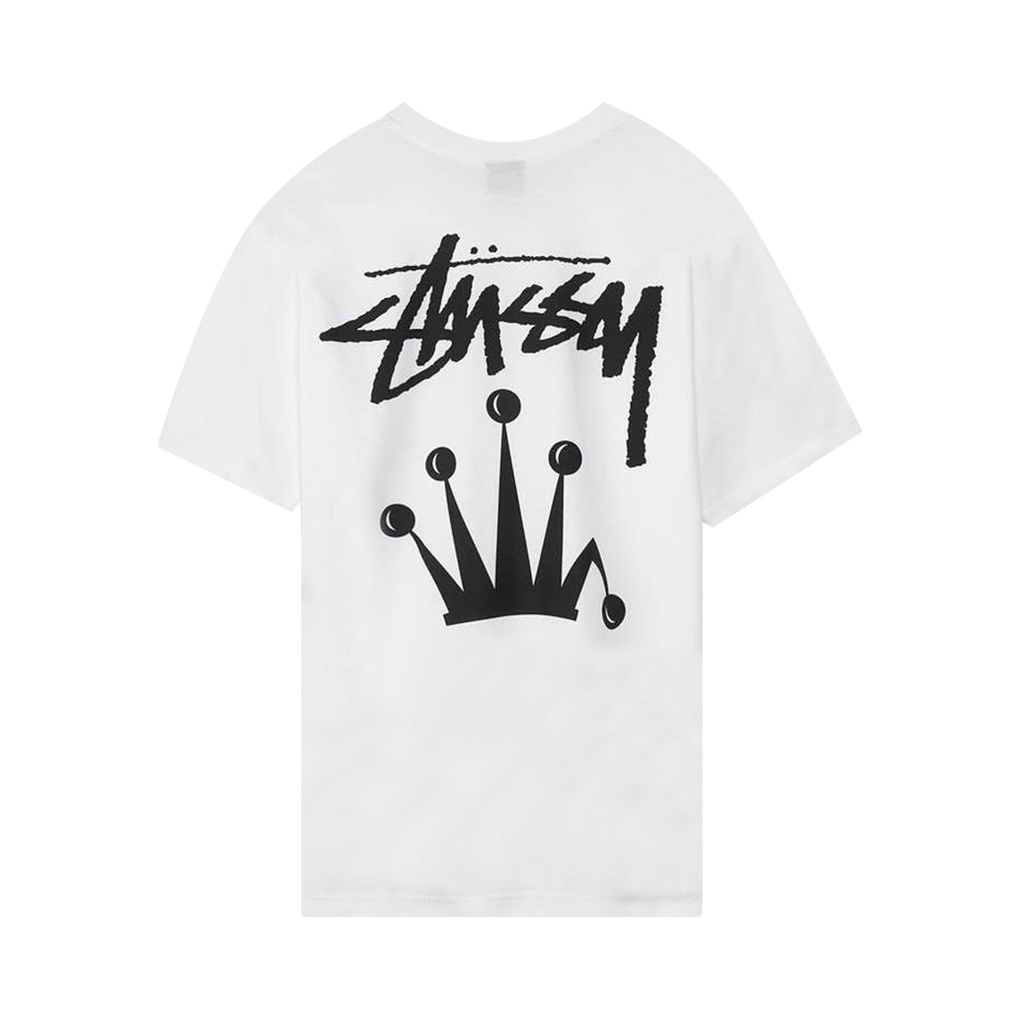 【STUSSY 24'】Stussy Stock Crown 50/50 Tee Buy Stussy Stock Crown Tee 'White' - 1904715 WHIT | GOAT