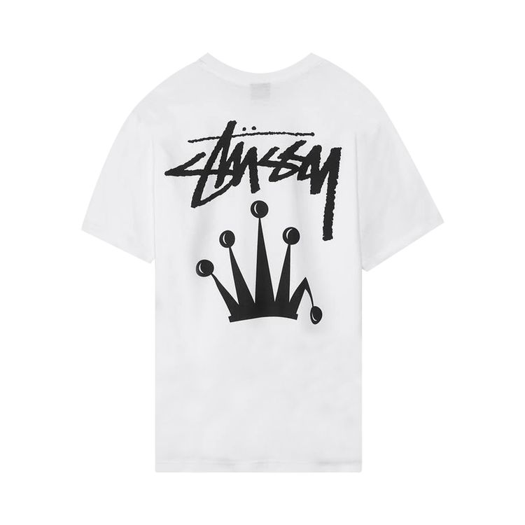Stussy Stock Crown Tee White