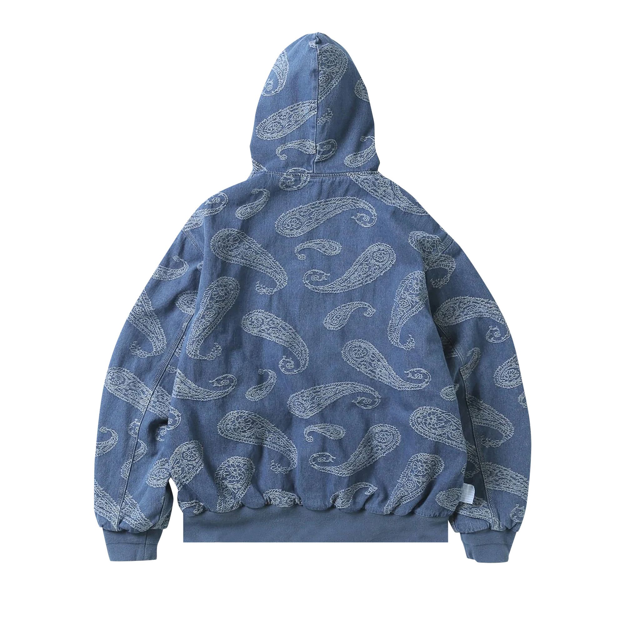 Buy thisisneverthat Paisley Denim Jacket 'Blue