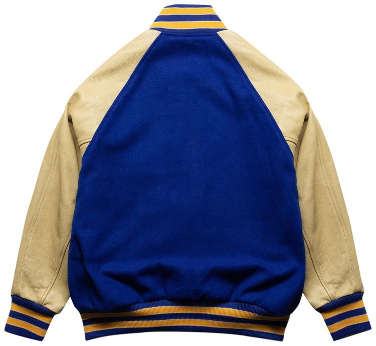 thisisneverthat Raglan Varsity Jacket Blue