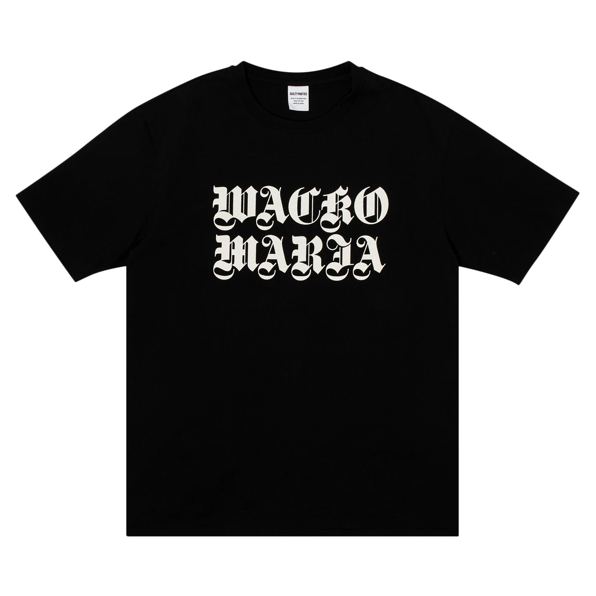 Buy Wacko Maria Washed Heavyweight Crewneck Tee 'Black' - 21FW WMT