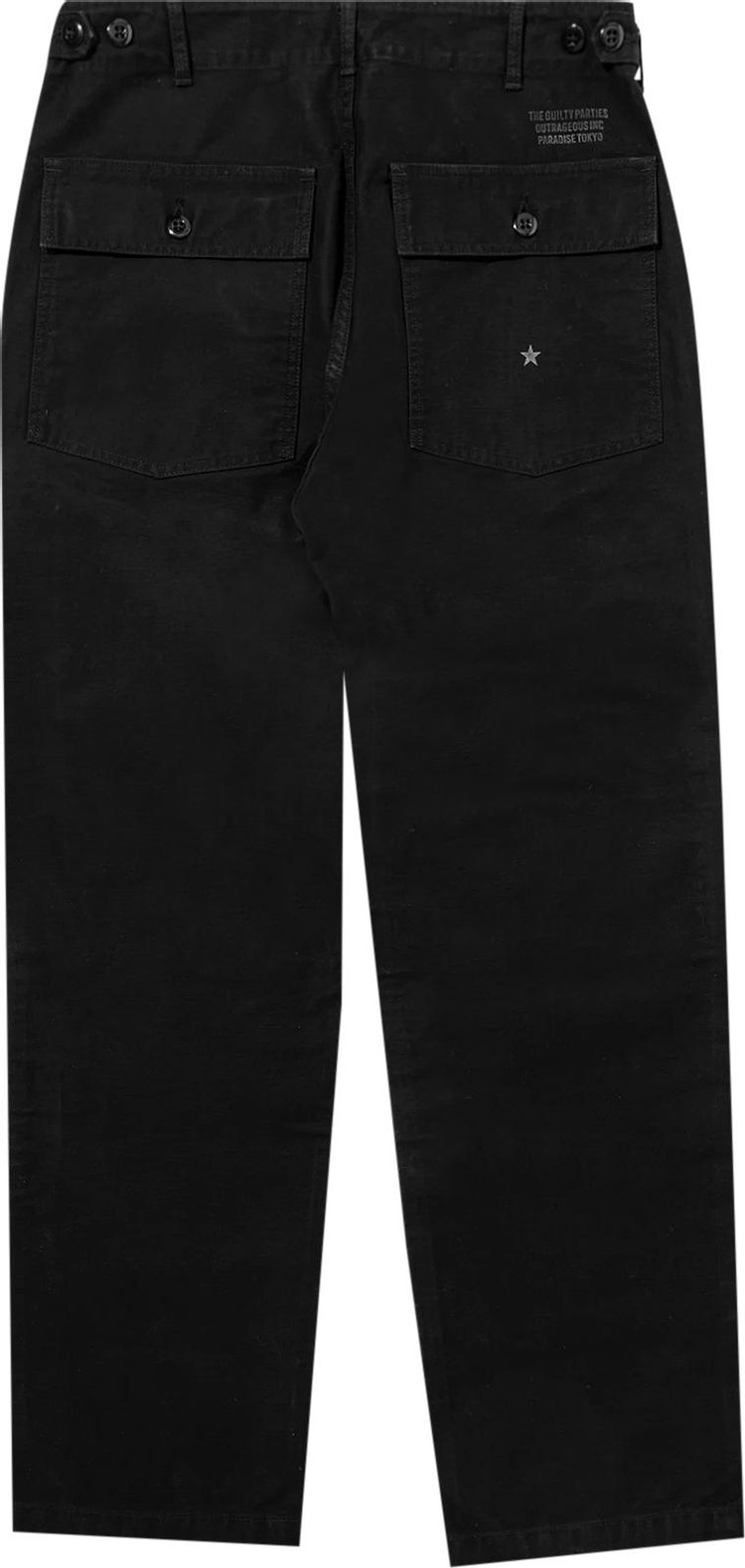 Wacko Maria Baker Pants Black