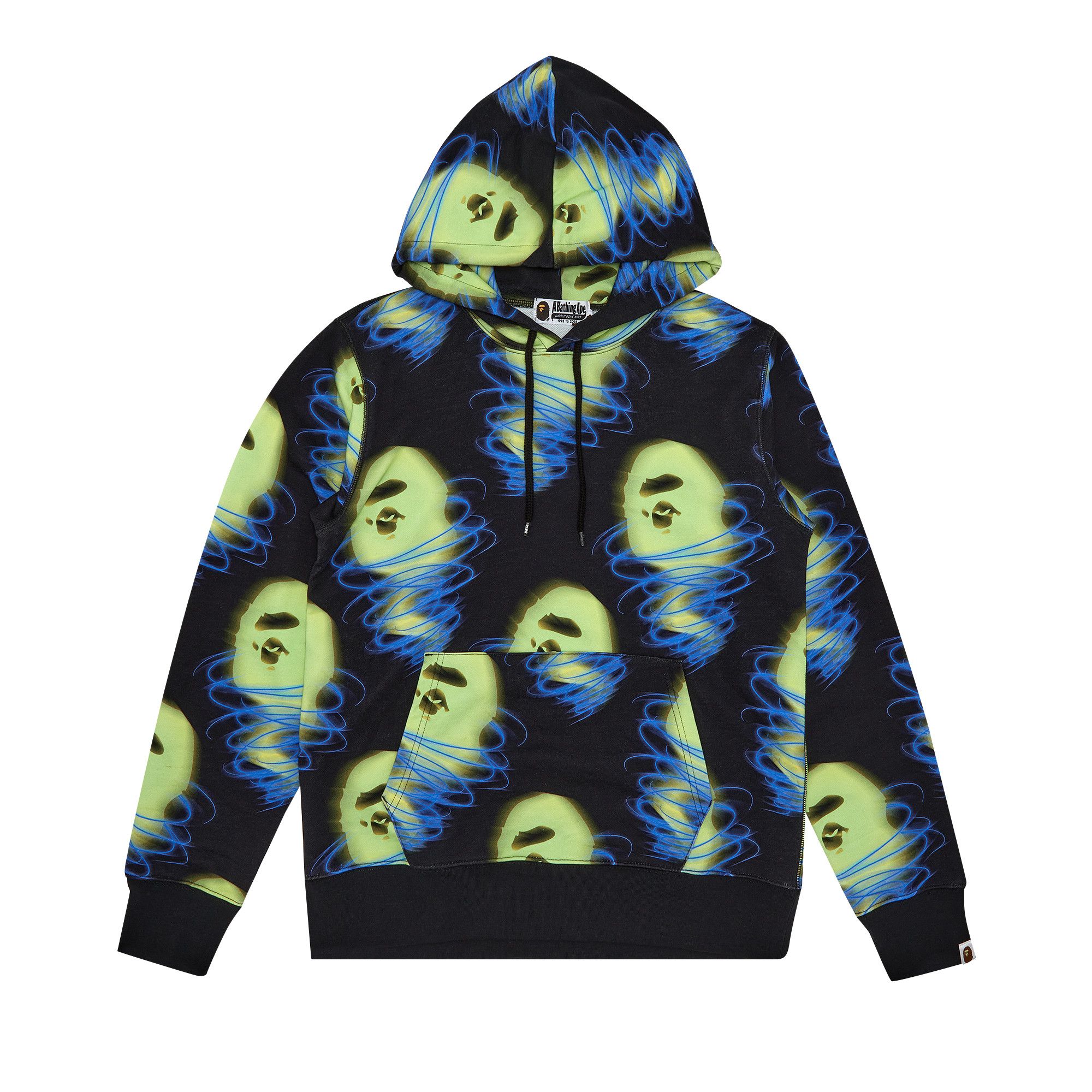 BAPE Storm Pullover Hoodie Black