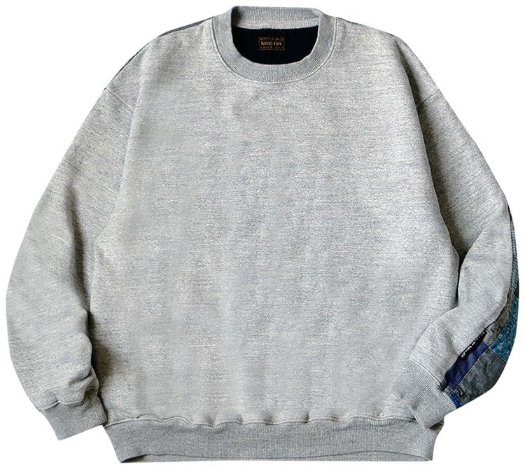 Kapital Fleece Knit x Grandrelle Quit 2 Tones Big SWT Grey
